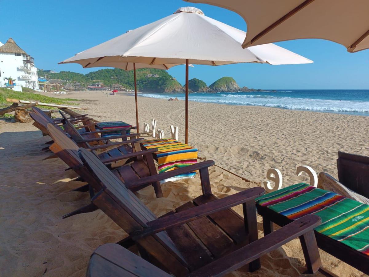 Cafe Maya - Zipolite Esterno foto